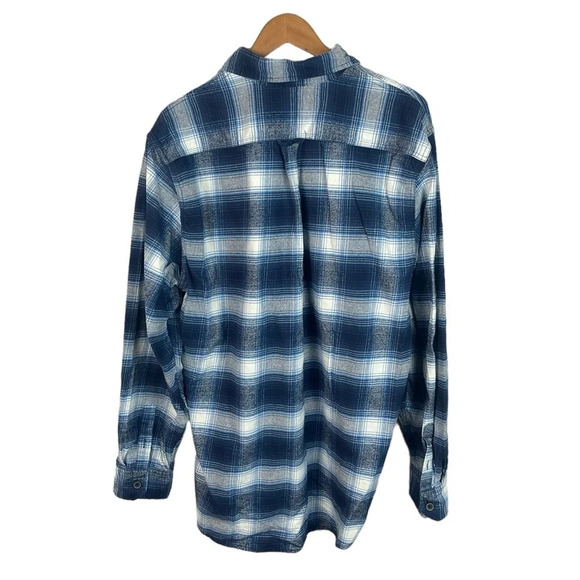 BF1249 Men’s JACHS Heavy Plaid Flannel Outdoor Button Down Shirt LT Large Tall - Picture 5 of 6